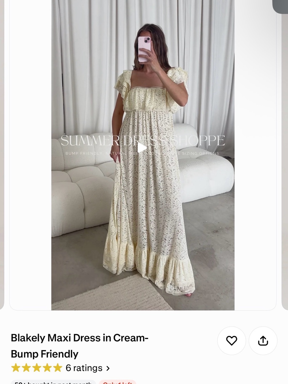 Worth Collective Lace Maxi Dress - Picture 3 of 3